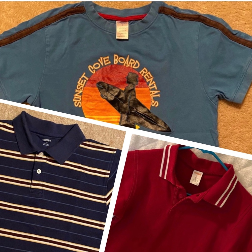 Bundle of (3) kids polos and T Shirt